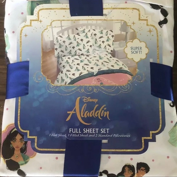 Disney Other - DISNEY ALADDIN Full SHEET SET Jasmine